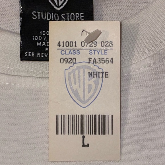 Vintage 90s Taz Tasmanian Devil Looney Tunes Christmas T-Shirt - Size Large - Picture 3 of 10